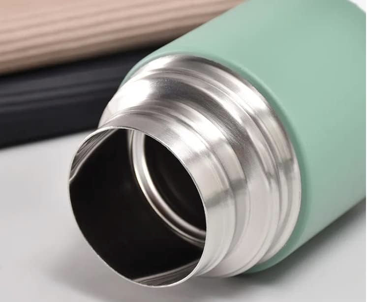 Vacuum Insulated Travel Flask Set with Extra cups Green