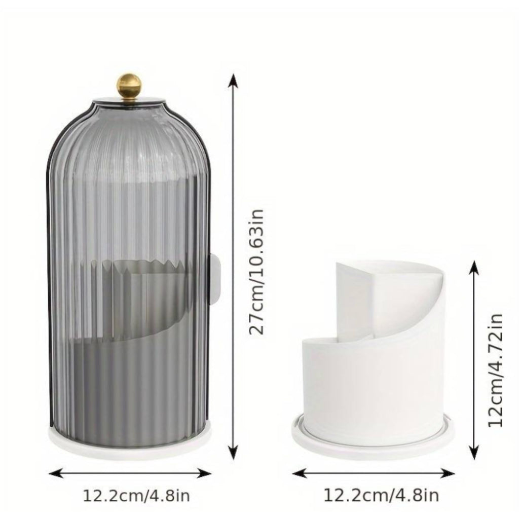 360° Rotating Makeup Brush Organiser