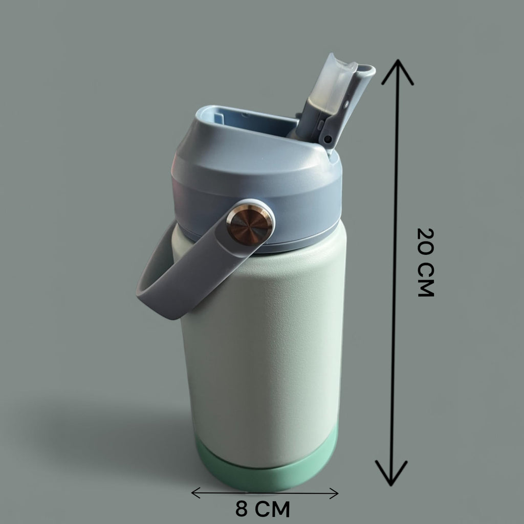 Kids Insulated Water Bottle with Straw 350ml
