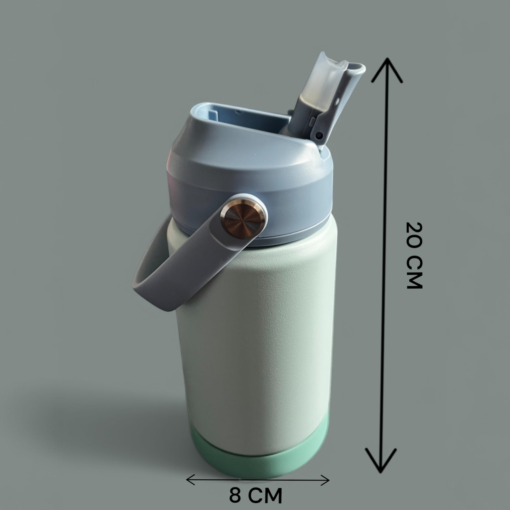 Kids Insulated Water Bottle with Straw 350ml