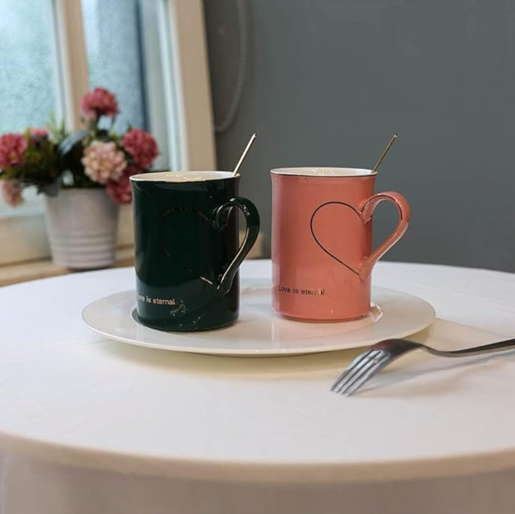 Love Is Eternal Couple Mug Set