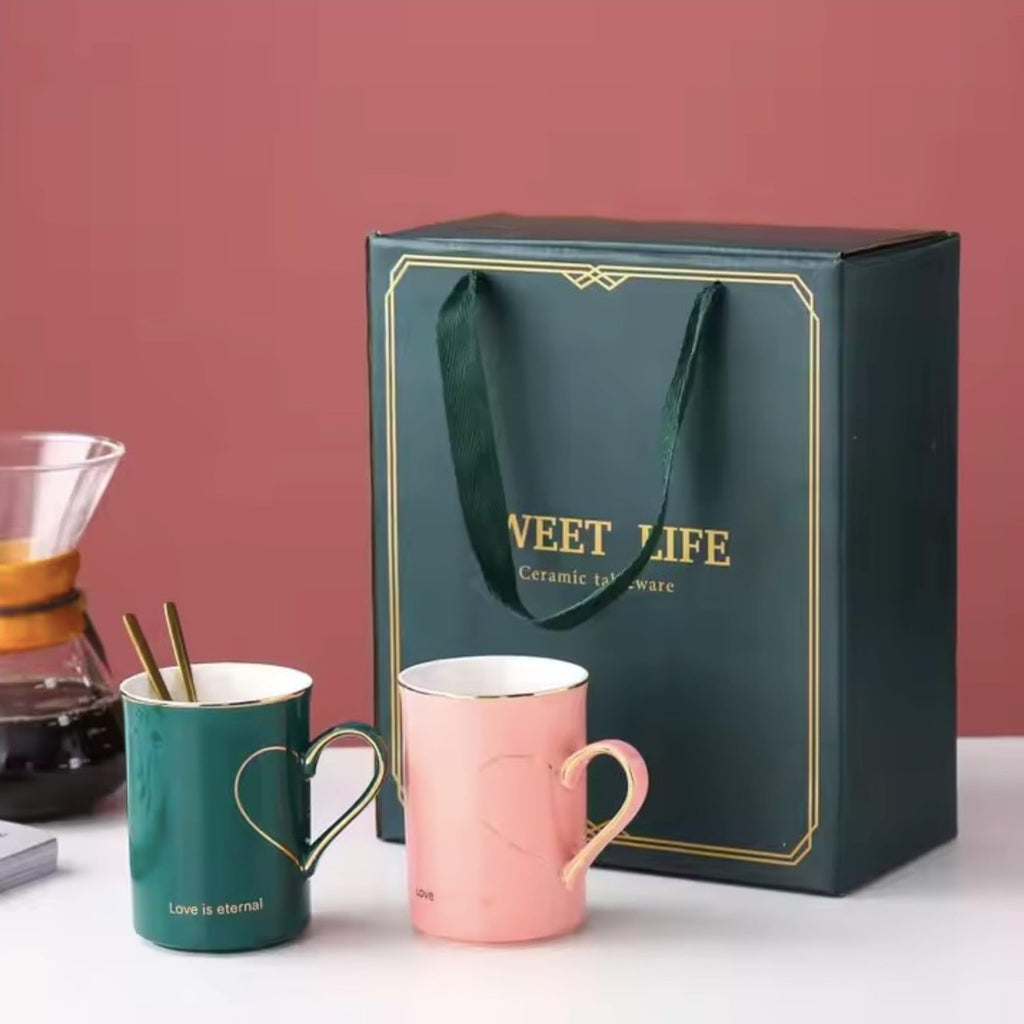 Love Is Eternal Couple Mug Set