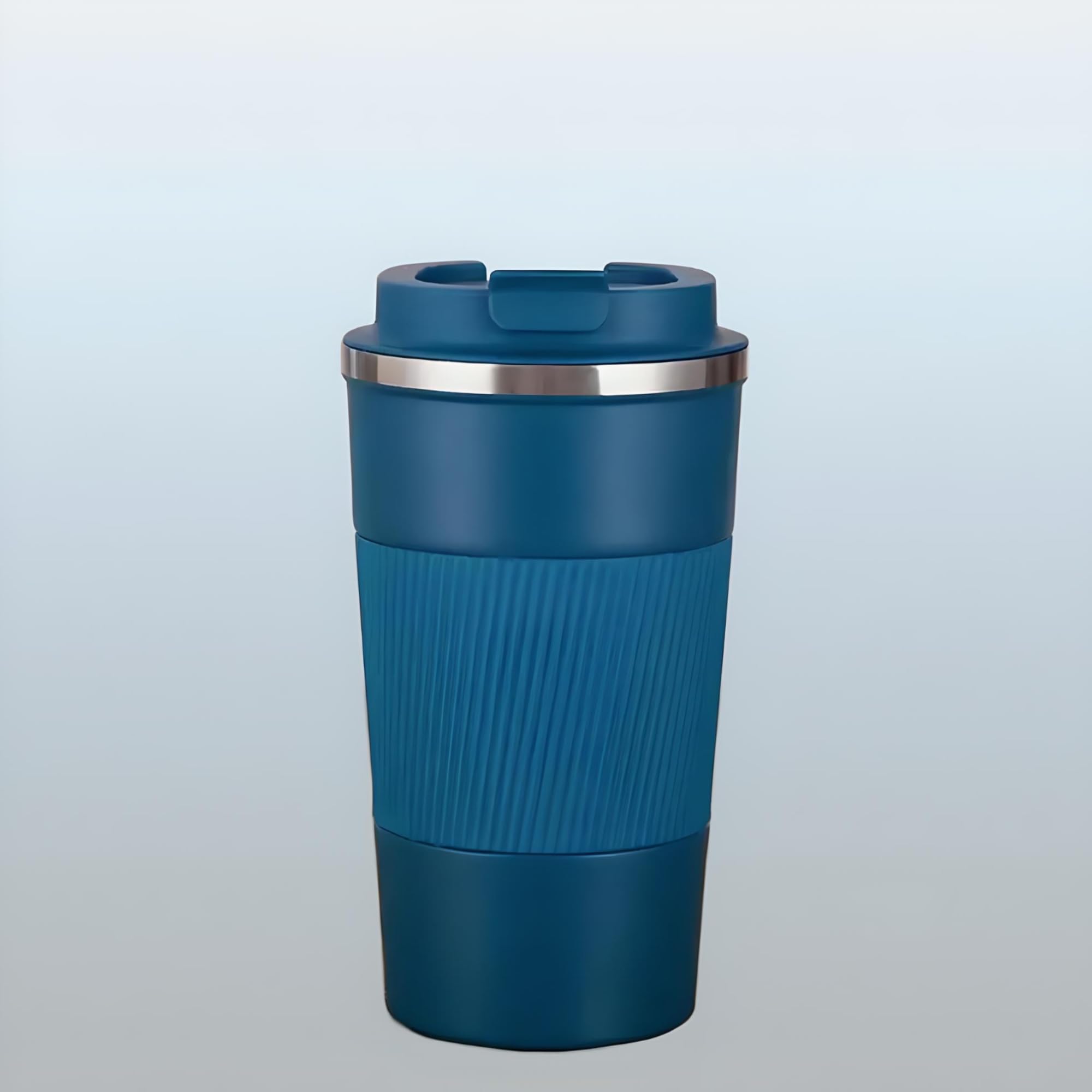 Insulated Travel Coffee Mug, 510ml/17oz Blue