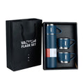Vacuum Insulated Travel Flask Set Blue