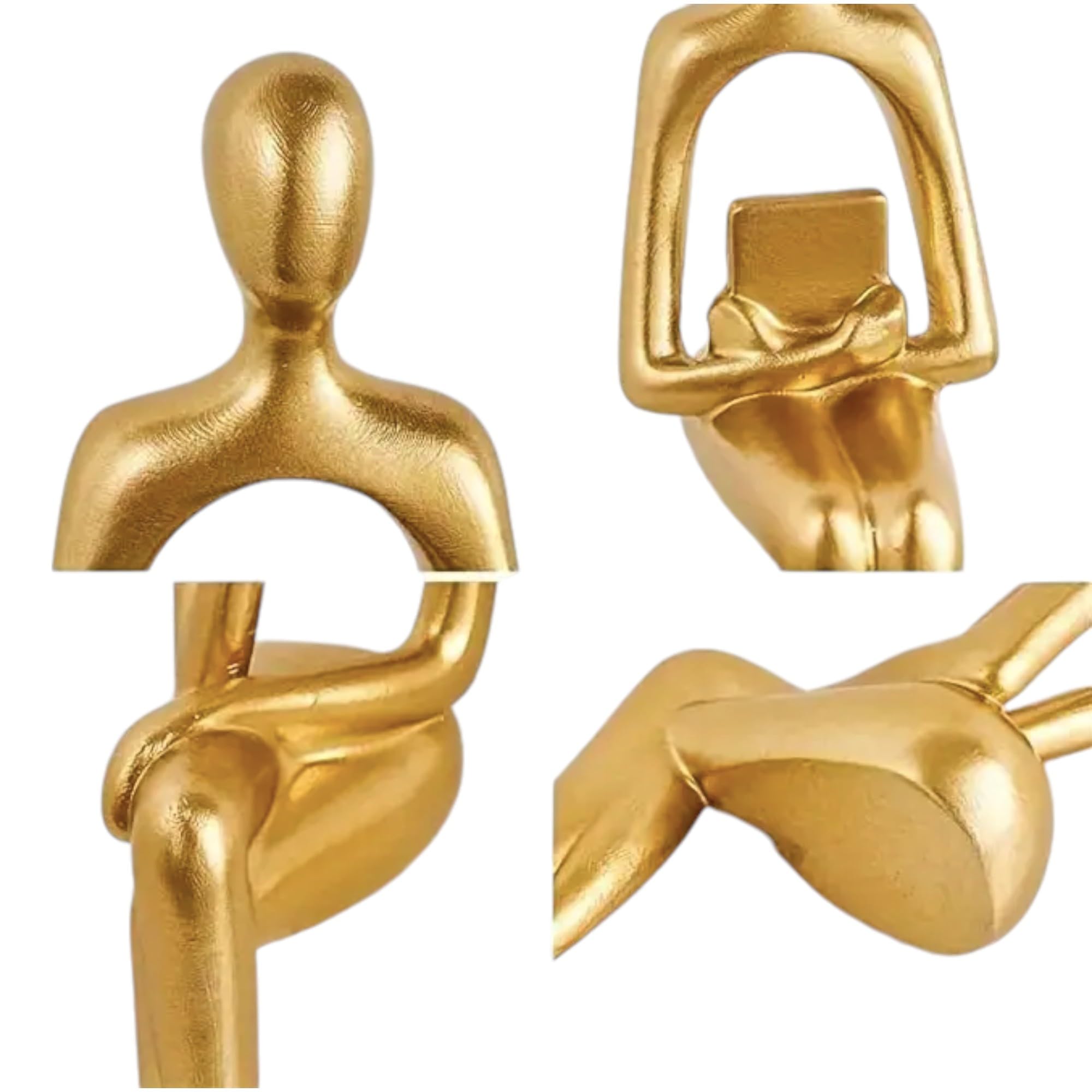 Modern Thinker Statue Decor Set