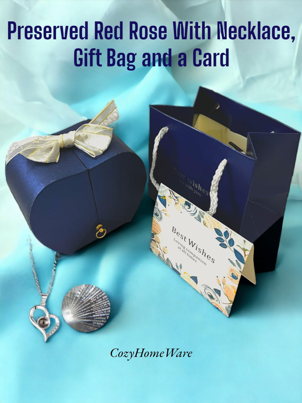Eternal Rose Necklace Gift Box