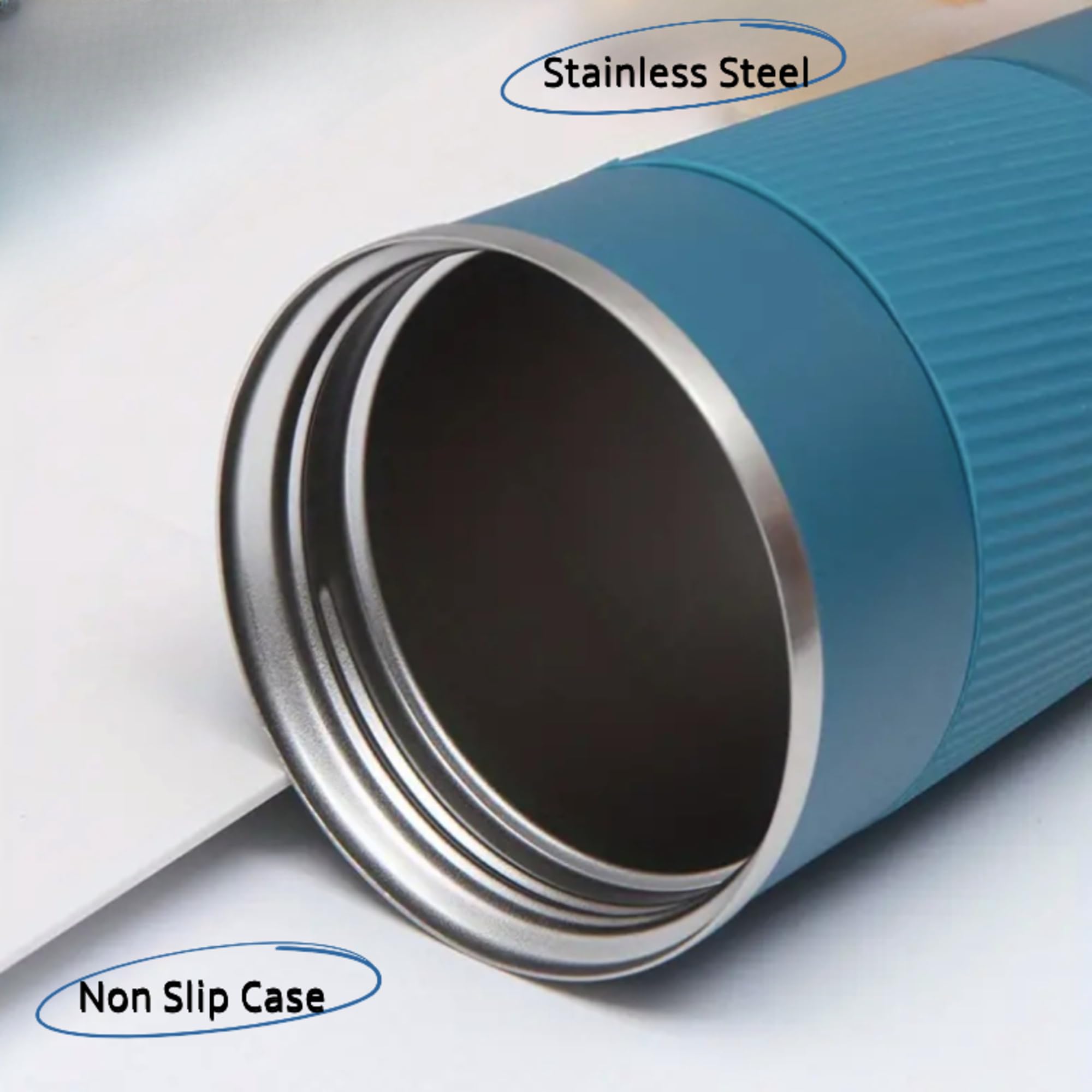 Insulated Travel Coffee Mug, 510ml/17oz Blue