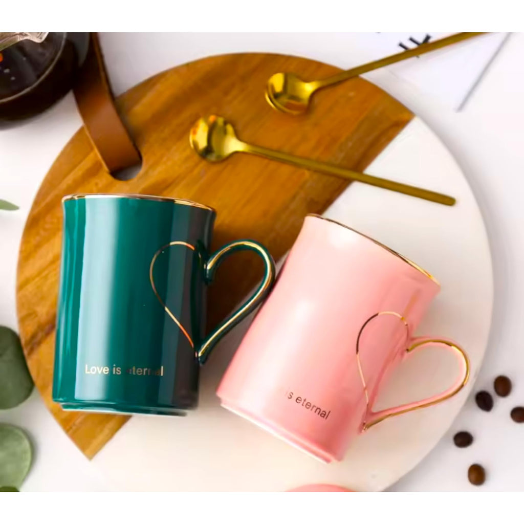 Love Is Eternal Couple Mug Set