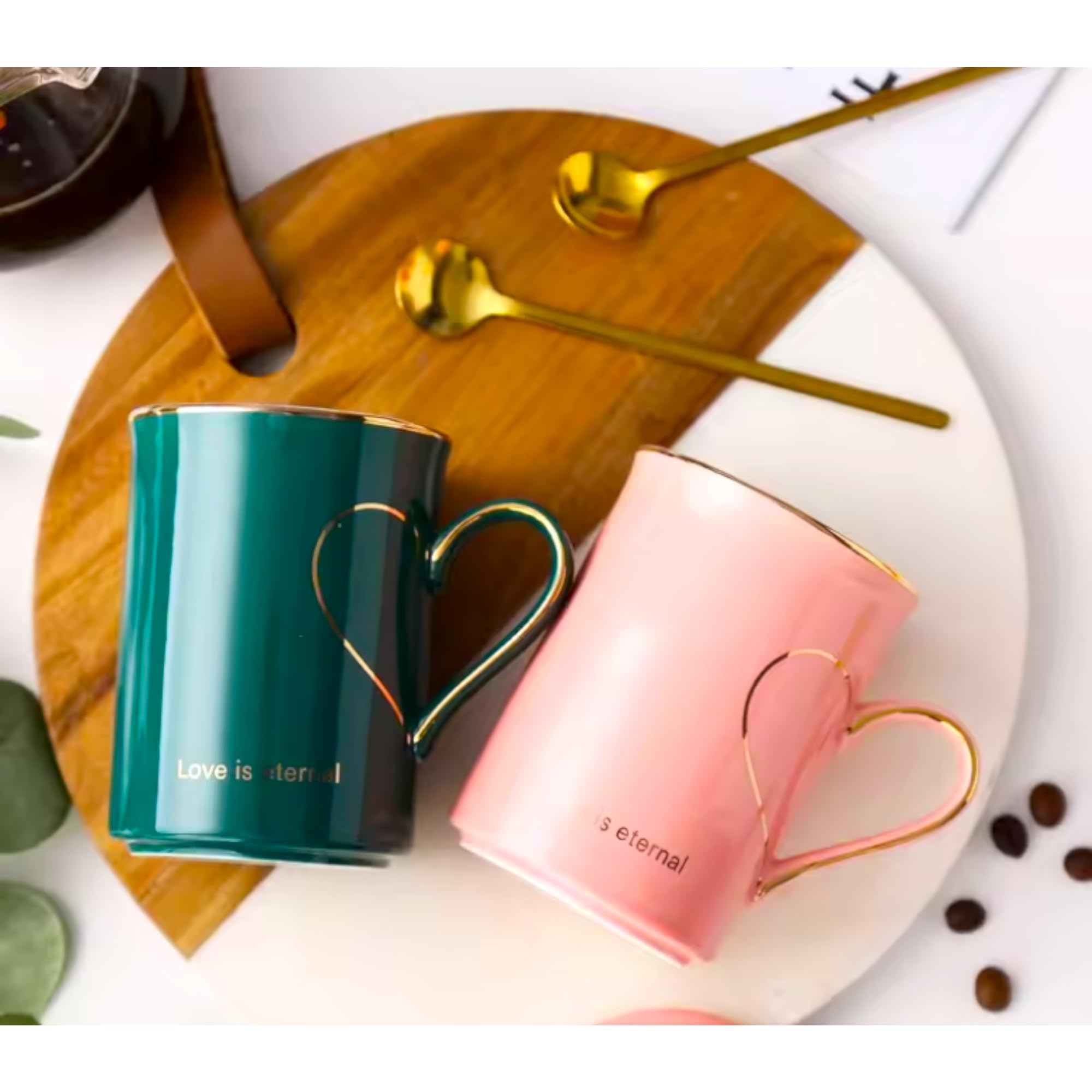 Love Is Eternal Couple Mug Set