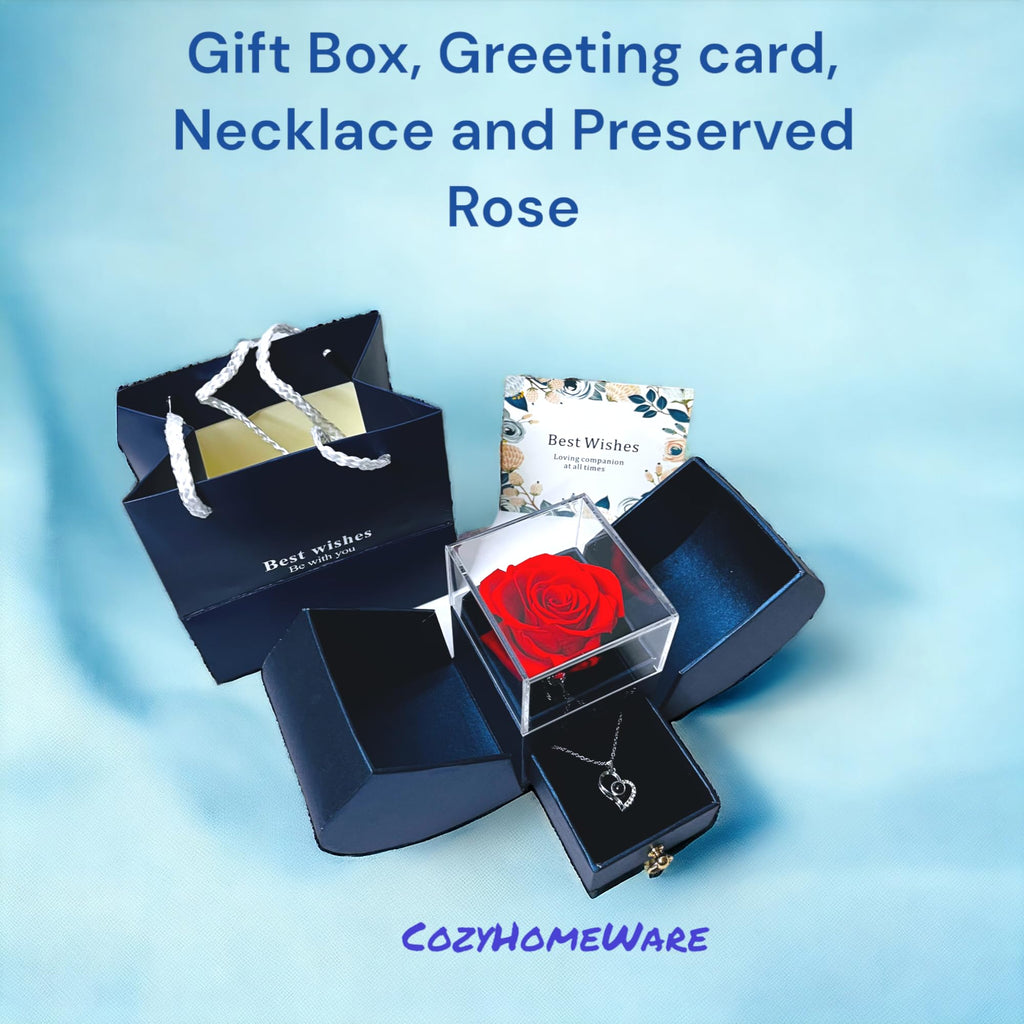 Eternal Rose Necklace Gift Box
