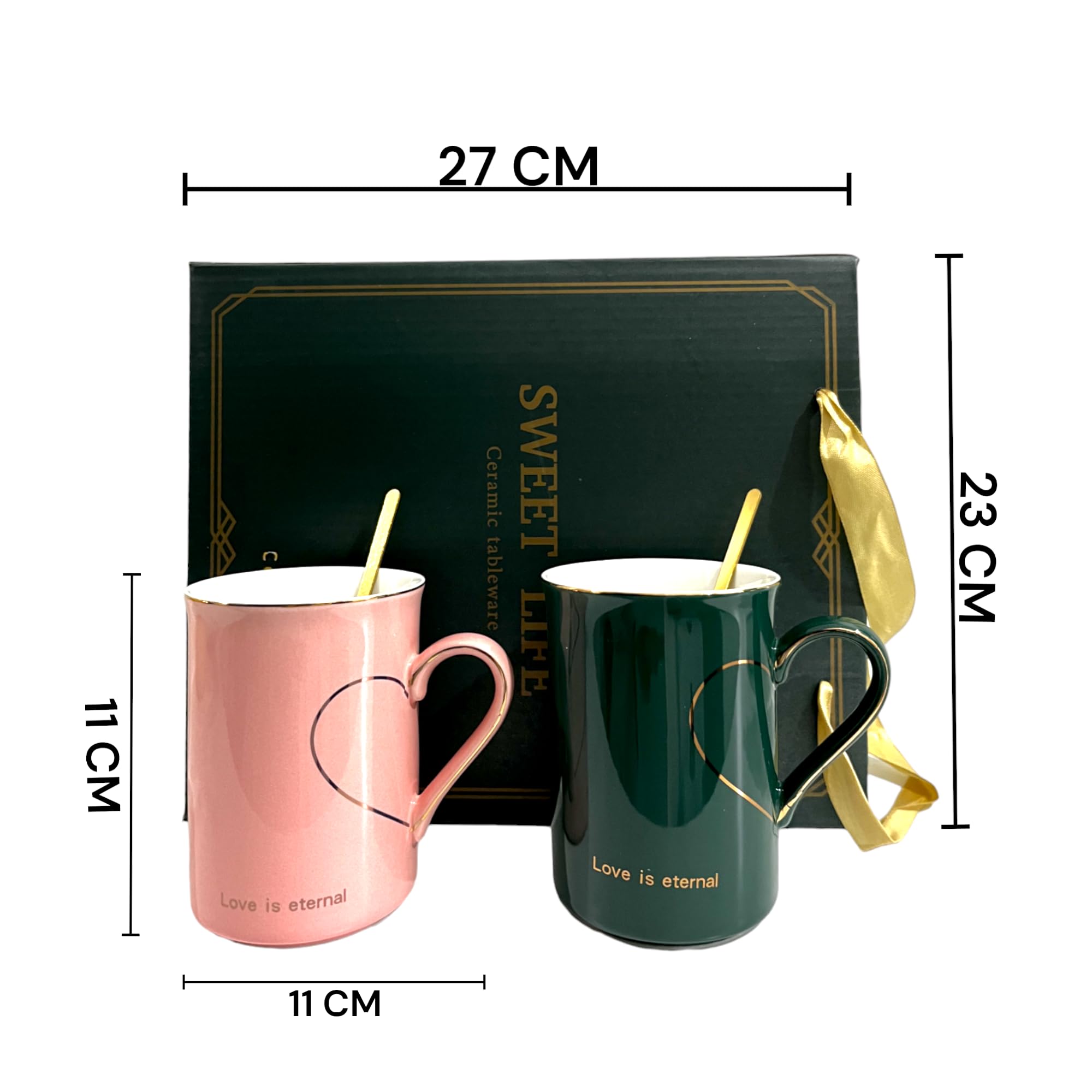 Love Is Eternal Couple Mug Set