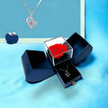 Eternal Rose Gift Box with Heart Pendant Necklace | Luxury Romantic Gift for Her | Anniversary, Birthday & Valentine’s Day