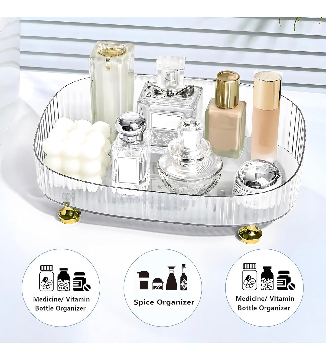 Acrylic Makeup Organiser Tray