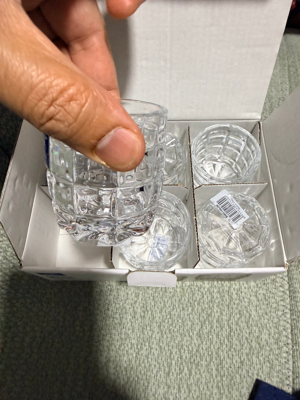 Premium Espresso Shot Glasses Set of 6 – 65ml Crystal Clear Glass Cups for Espresso, Turkish Coffee & Liqueurs