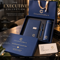 Luxury Cozy Gift Set with Towel, Glass Tumbler & Mini Umbrella | Premium Gift Box + Gift Bag | Birthday & Christmas Gift